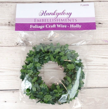 Holly Foliage Craft Wire, 108"